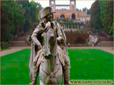 Конная статуя Фридриха. Парк Сан-Суси. Потсдам, Германия / www.sans-souci.ru