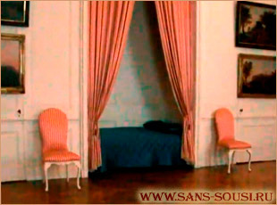 Третья гостевая комната. Дворец Сан-Суси. Потсдам / www.sans-souci.ru